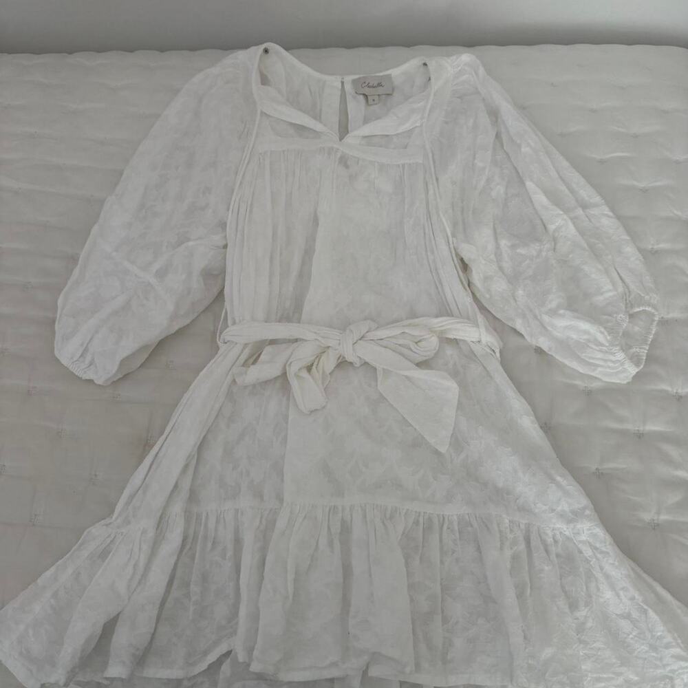 Cleobella Magdalena Mini Dress White - Size S
